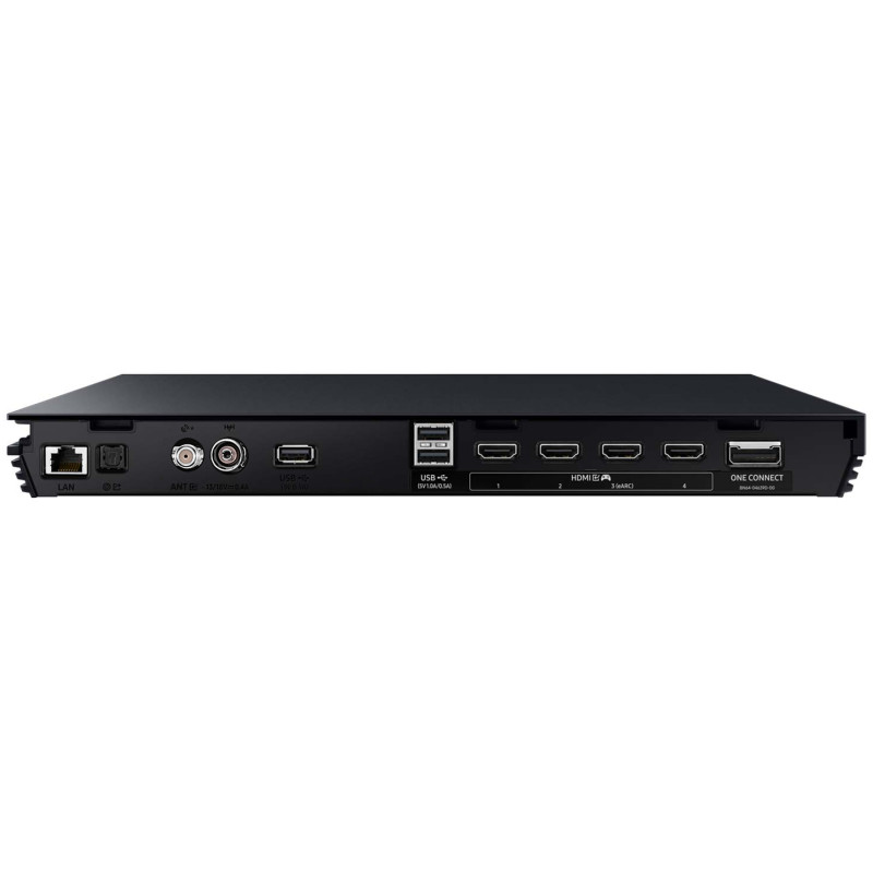 پورت های ورودی خروجی تلویزیون سامسونگ 65QN900D روی Slim One Connect Box مدل SOC8002DA