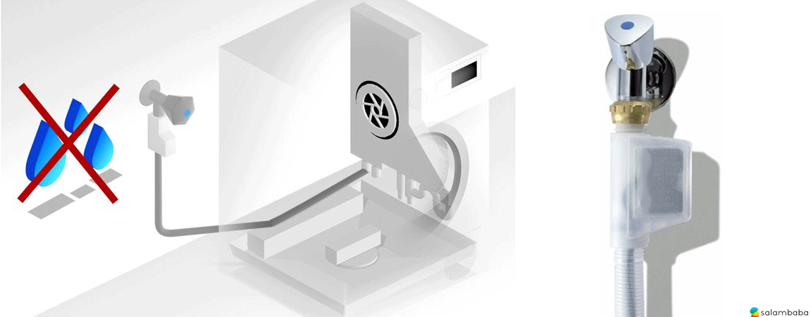 جلوگیری از نشت آب با AquaStop در لباسشویی بوش WAX32E90