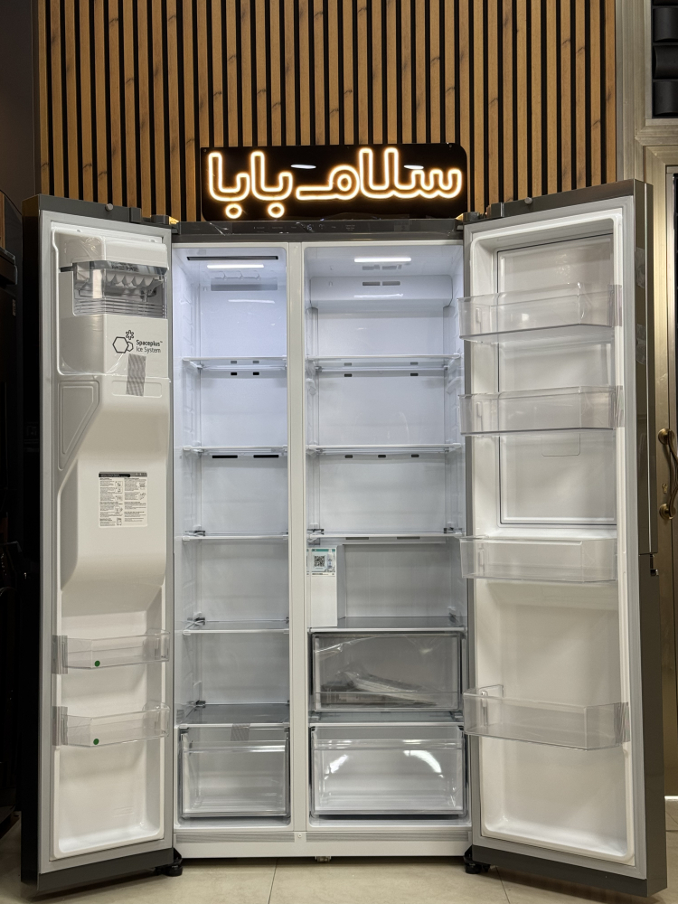 نمای داخلی یخچال فریزر ال جی GC-J267FLJW نمای داخلی یخچال فریزر ال جی GC-J267FLJW