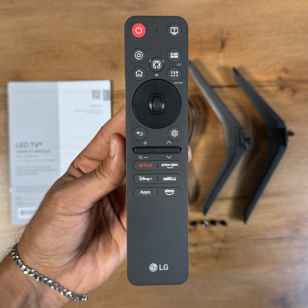 ریموت کنترل جادویی تلویزیون ال جی UA8500 مدل MR25GA